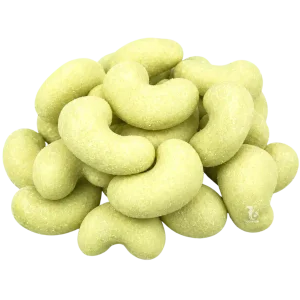 Cashews in white chocolate