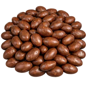 Roasted almonds in milk chocolate